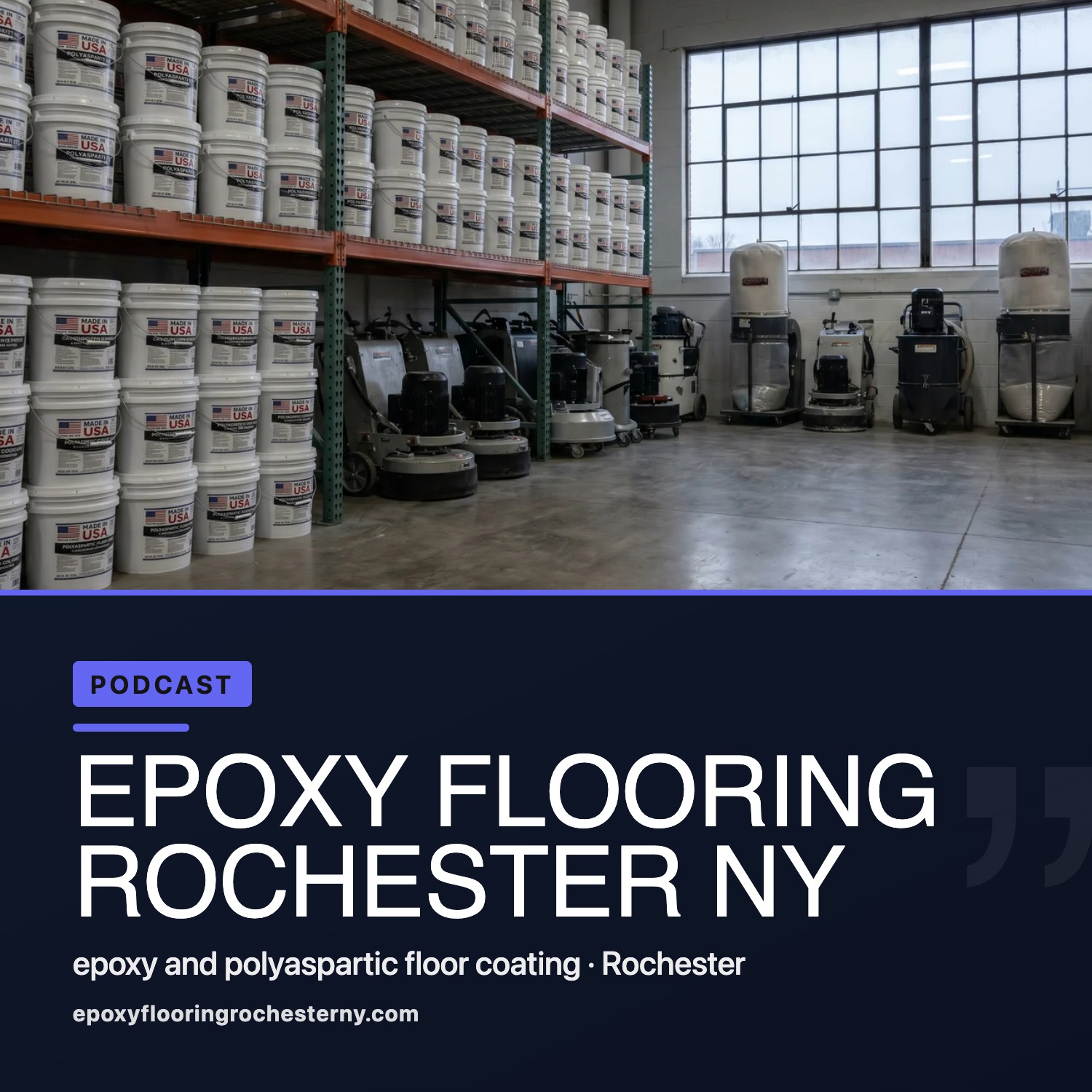 Epoxy Flooring Rochester NY podcast artwork